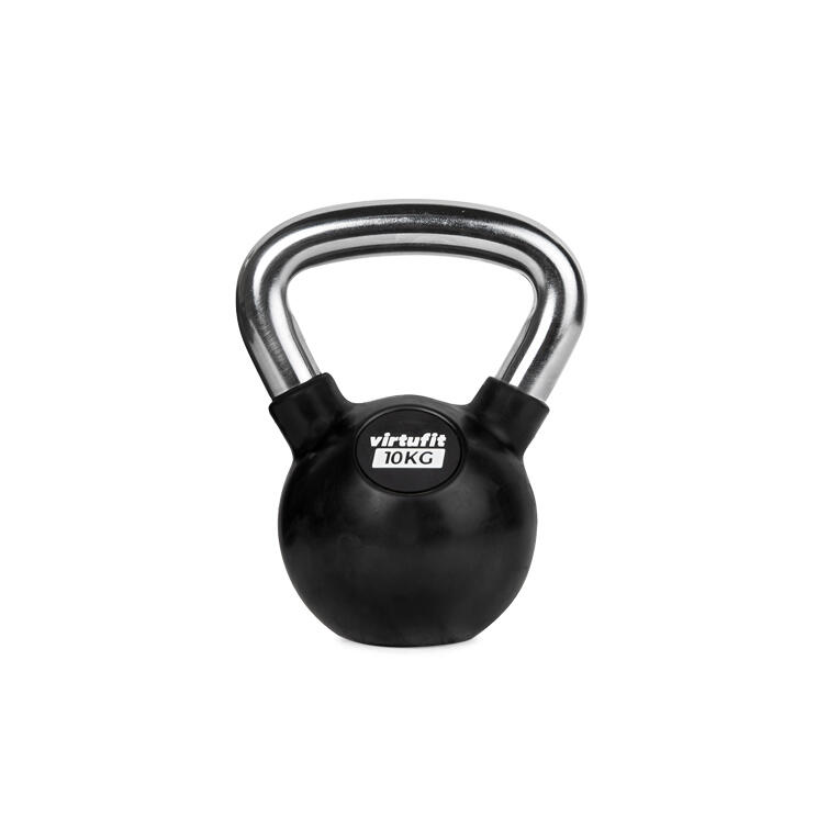 Kettlebell - Gomma/Cromo - Fitness 2/3