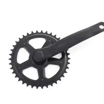 38T Spieloos Black Crank Set 170mm