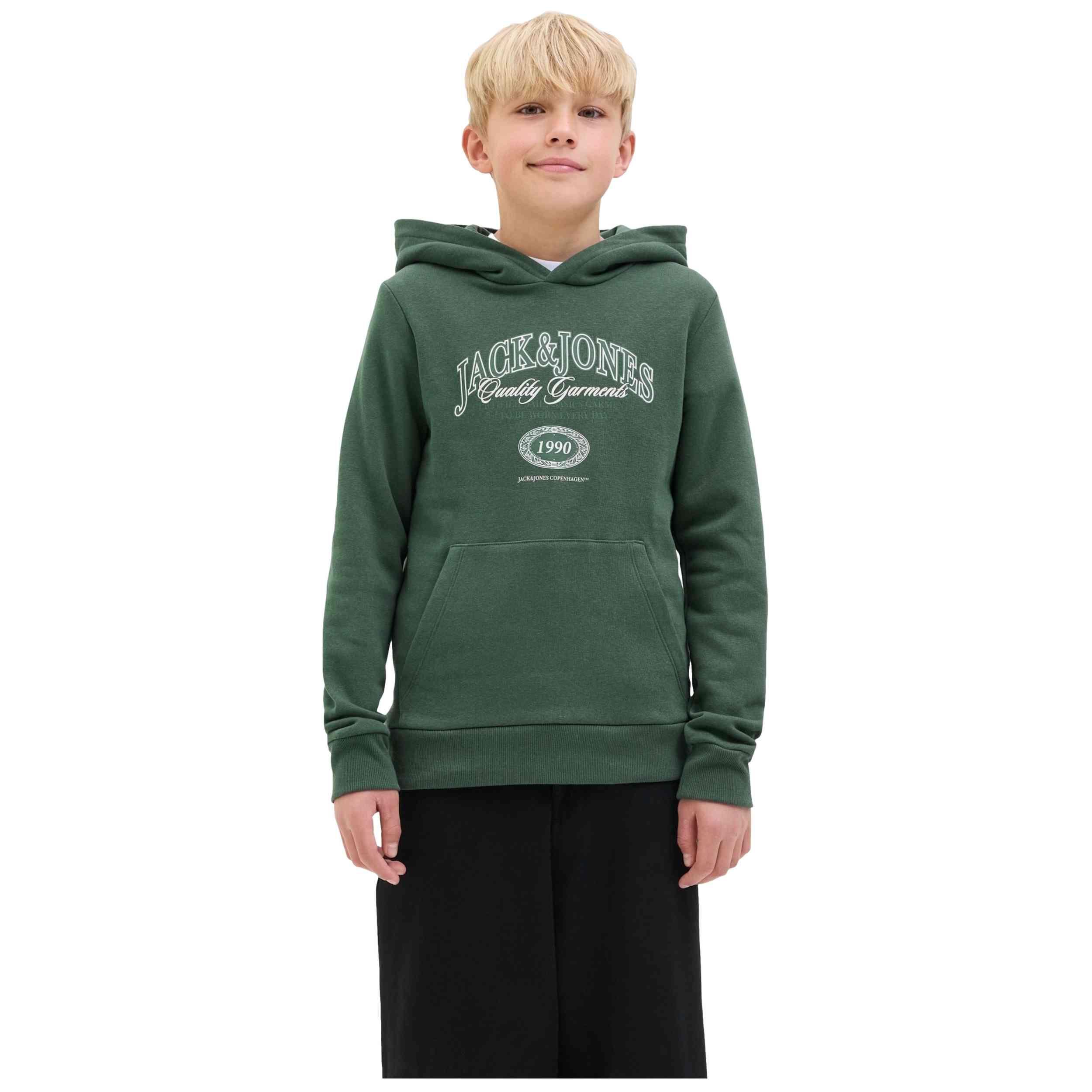 Sweat à capuche Jack&jones modèle 12289751-VERDE pour enfants 2/5