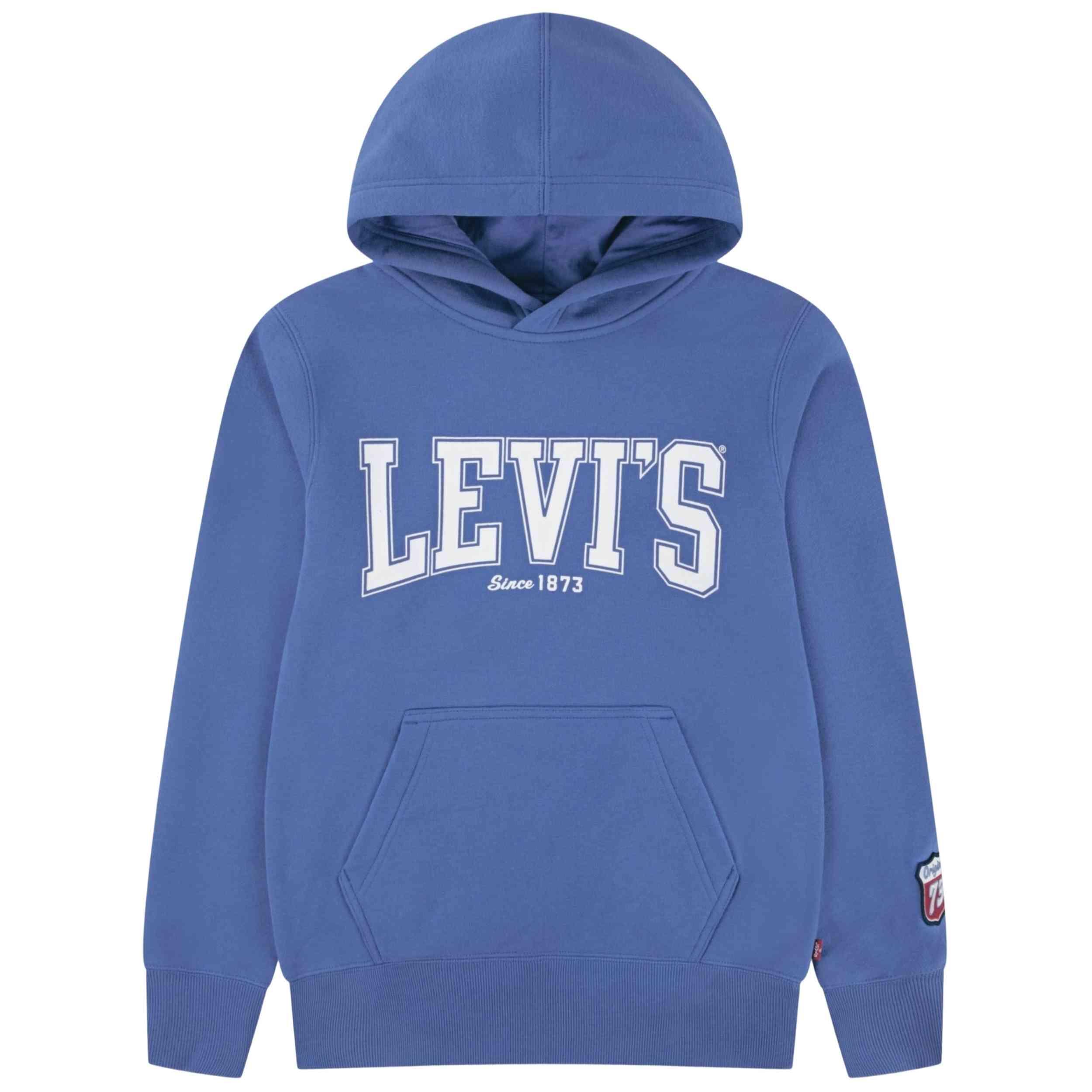 Sweat à capuche Levi's modèle 9EN718-U6K pour enfants 1/4