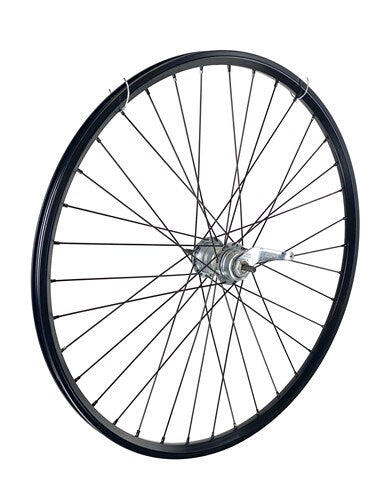 Avada roue arrière 28 inch (622) noire, rayons noirs, moyeu de frein 3 vitesses