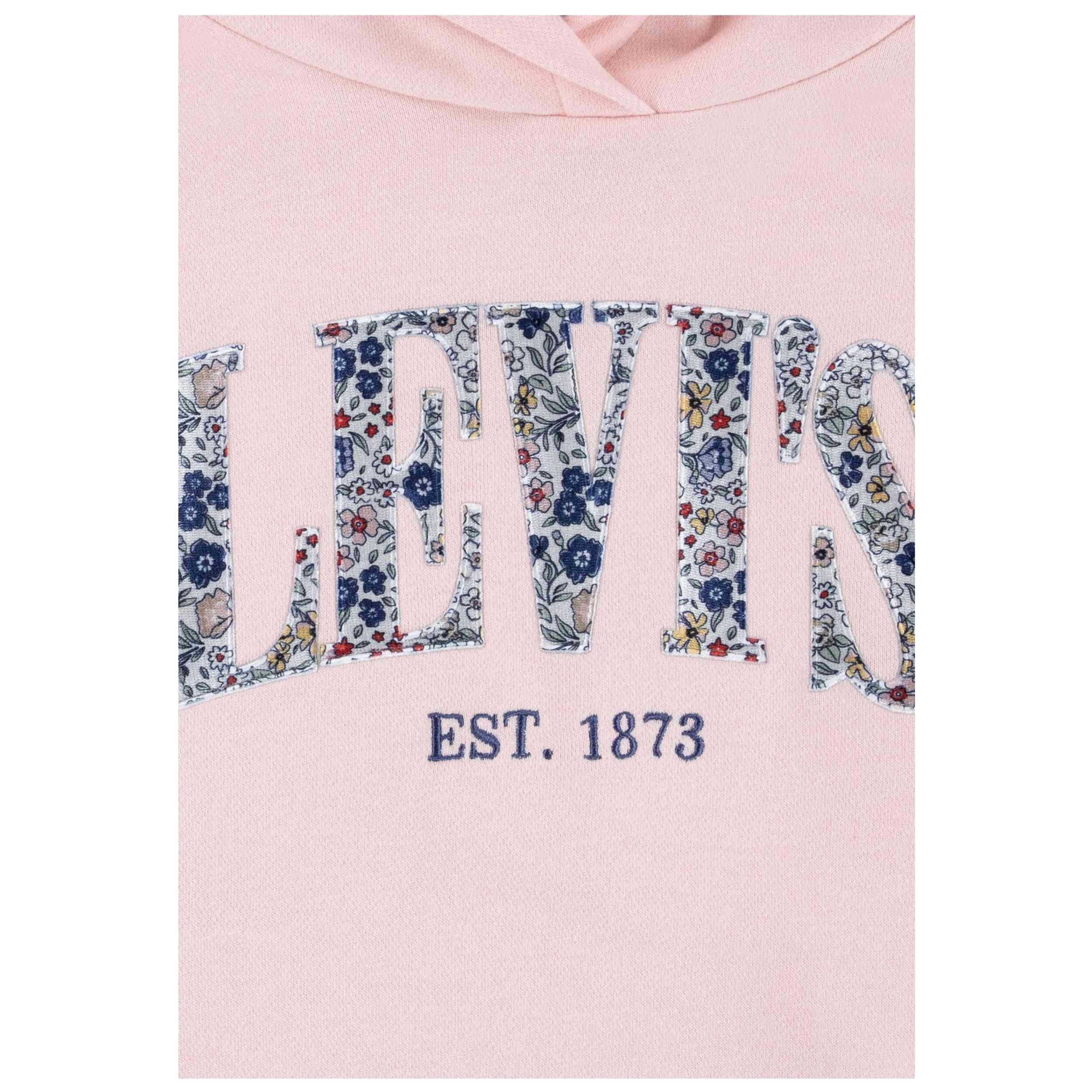 Sweat à capuche Levi's modèle 3EM195-AFS pour filles 5/5