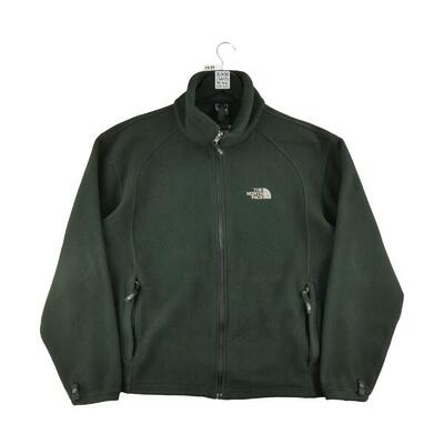 Tweedehands - heren tnf zwarte fleece jas - als nieuw
