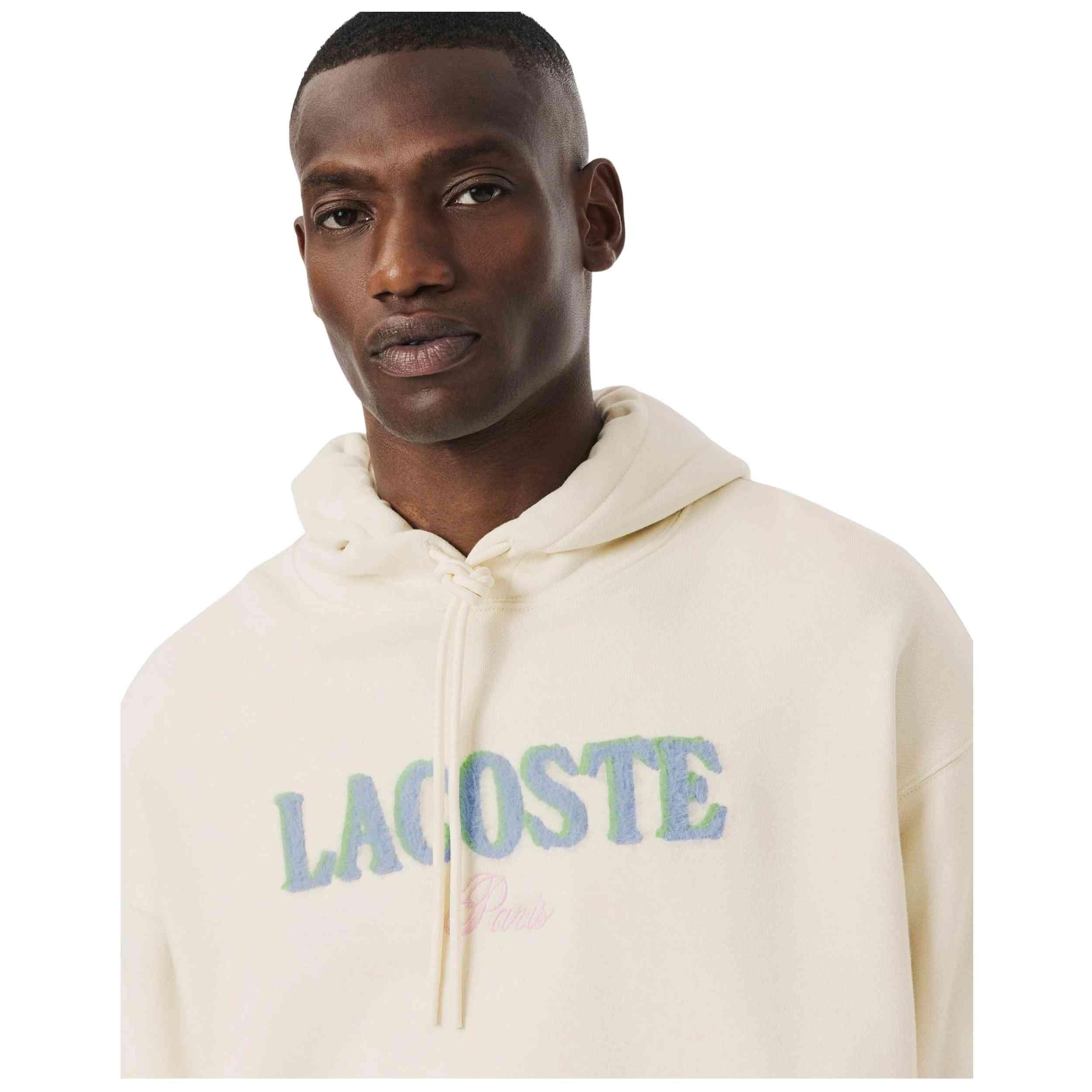 Felpa con cappuccio Lacoste modello SH5464-XFJ per uomini 2/5