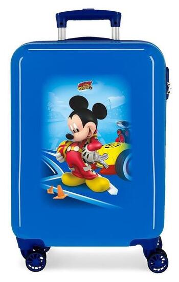 Valise cabine Disney Let´s roll mickey Abs avec une capacité de 34L bleu foncé