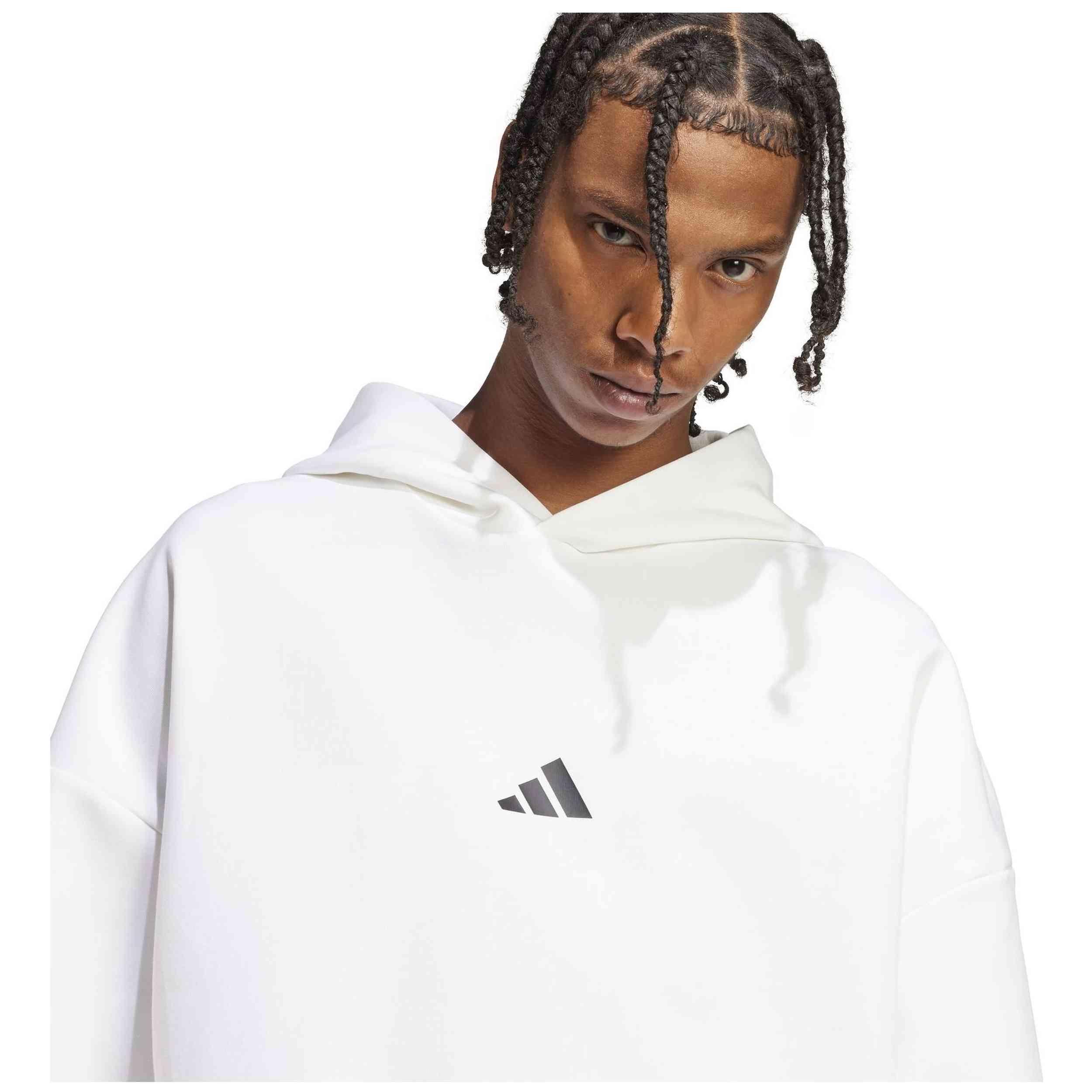 Felpa con cappuccio Adidas modello JD4952 per uomini 4/5
