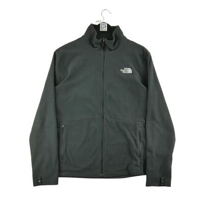 Tweedehands - heren tnf zwarte fleece jas - als nieuw