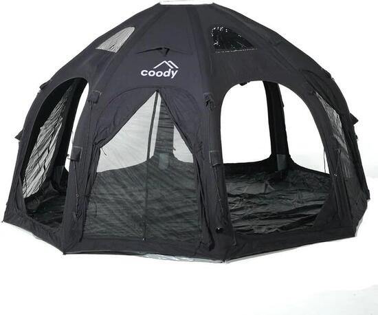 Coody Dome Zelt Schwarz