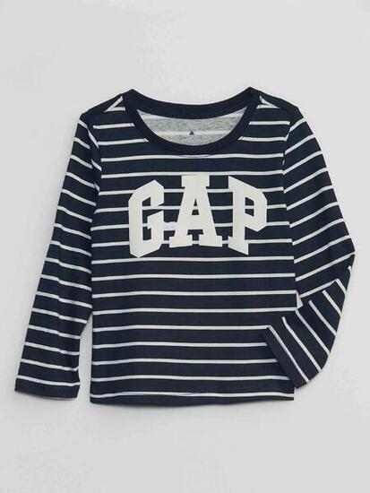 T-shirt bébé fille Gap Brannan Bear manches longues bleu foncé