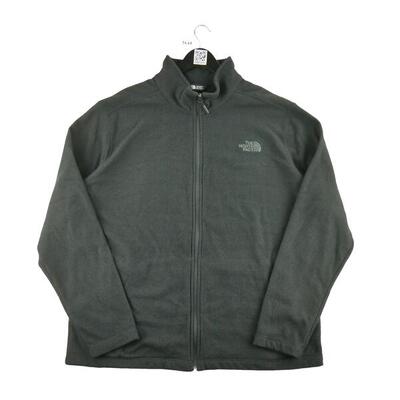 Tweedehands - heren tnf zwarte fleece jas - als nieuw