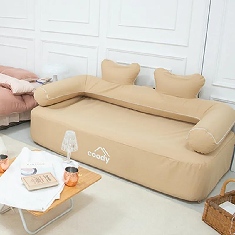 Canapé gonflable Coody double beige 7/7