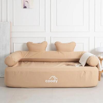 Coody opblaasbare bank double beige