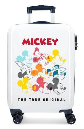 Valise cabine Disney Mickey & minnie magic Abs avec une capacité de 34L blanc