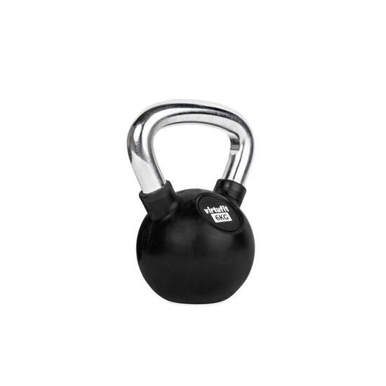 Kettlebell - Musculation - Caoutchouc/Chrome