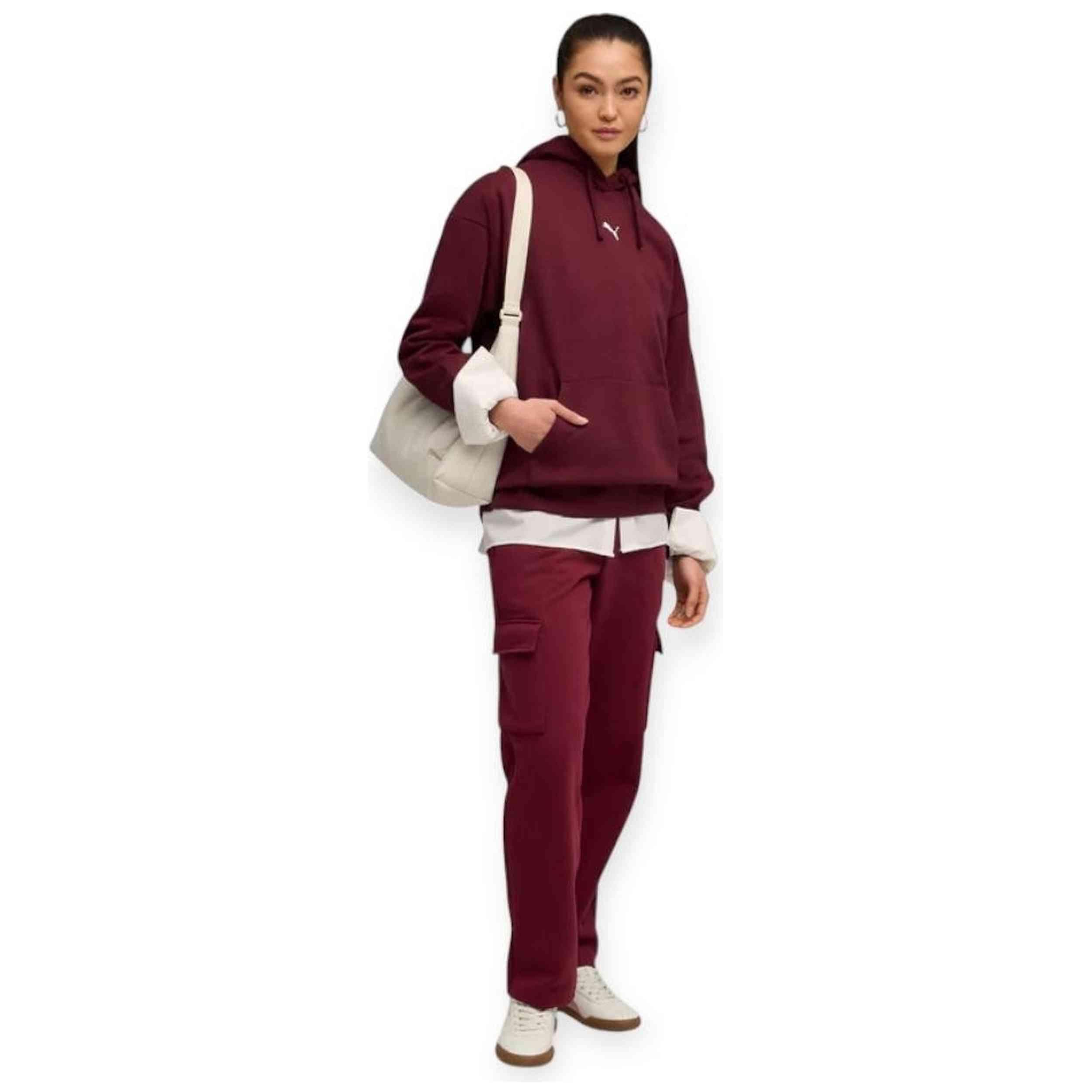 Sweat à capuche Puma modèle 685398-96 pour femmes 3/4