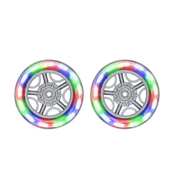 Pack de 2 roues avant go up multi lumineuse