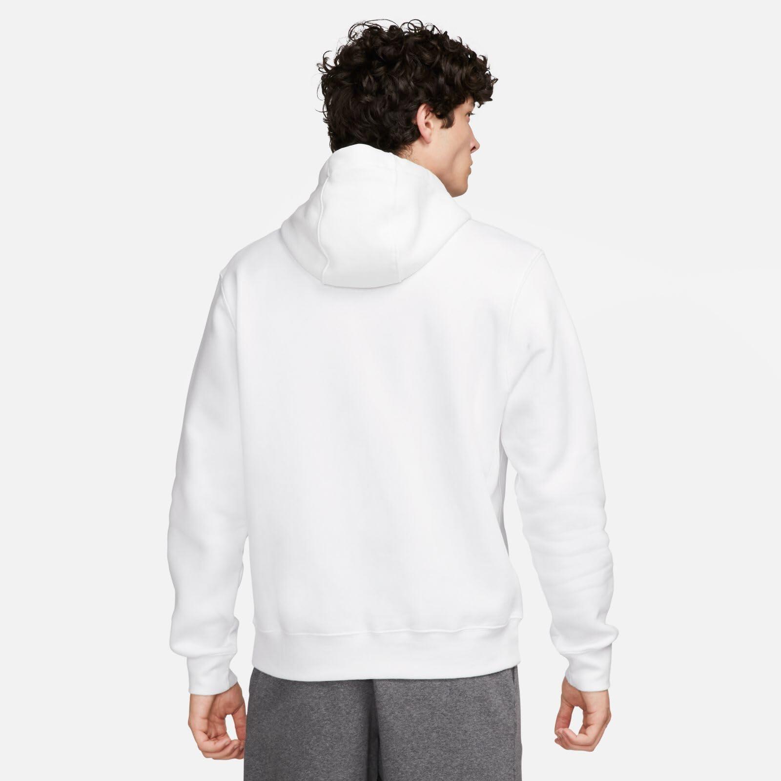 NIKE Team Club 20 Hoody Herren Sweatshirt weiss 5/7