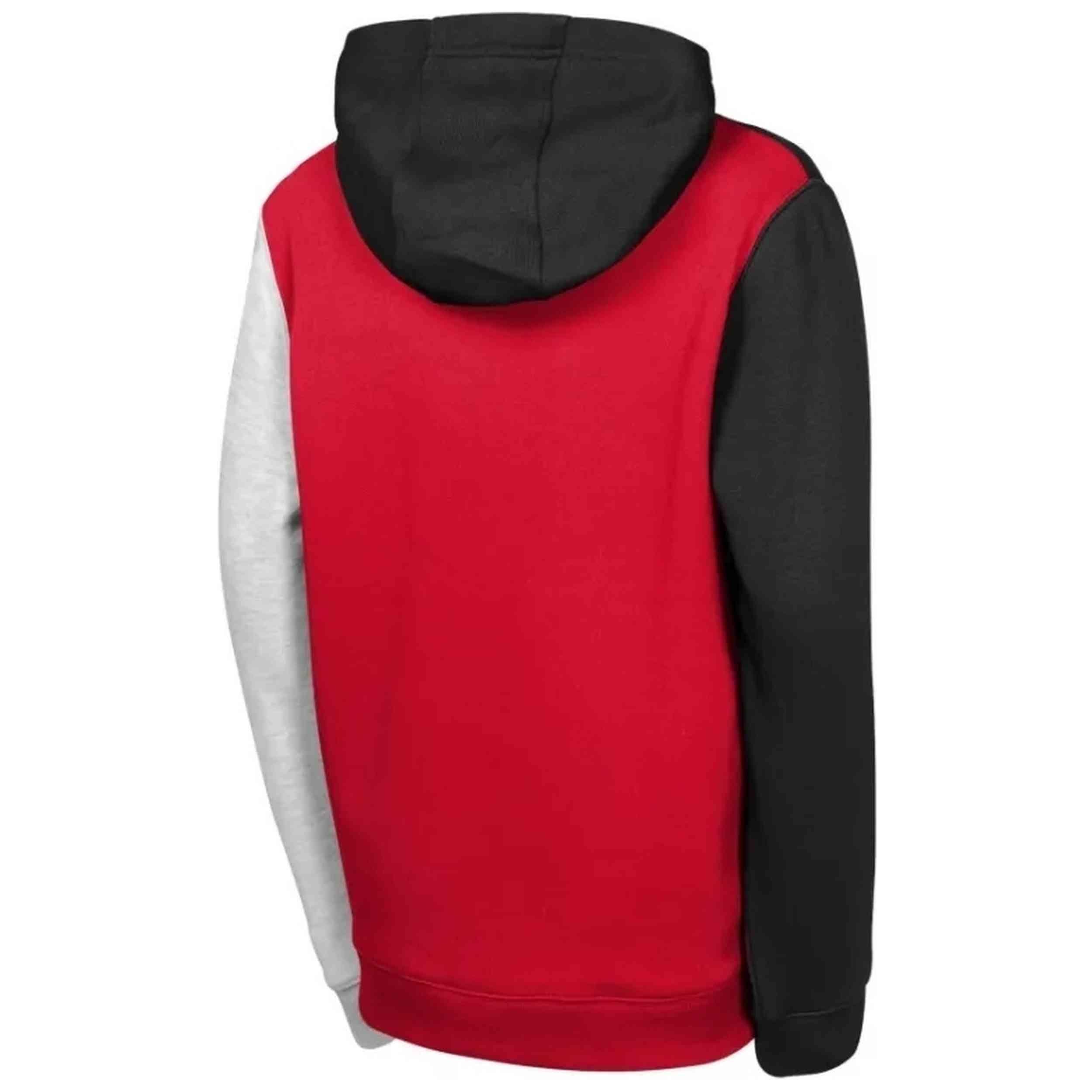 Felpa con cappuccio Outerstuff modello EK2B7FHCW -BUL per uomini 3/3