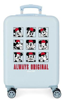 Valise cabine Disney Mickey & minnie good vibes only Abs avec une capacité 34L