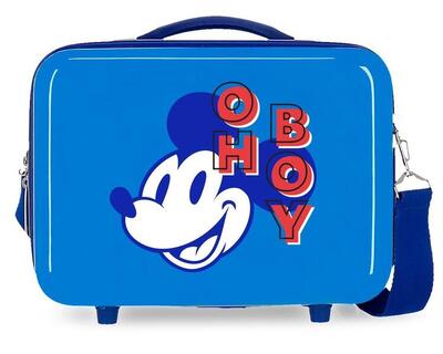 Beauty case Abs Disney Mickey & friends con capacità di 9L blu scuro