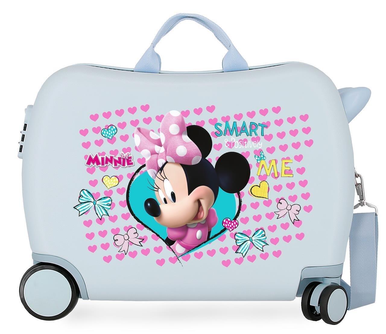 Valise Enfant Disney Enjoy minnie Abs avec une capacité de 38L bleu clair 1/5