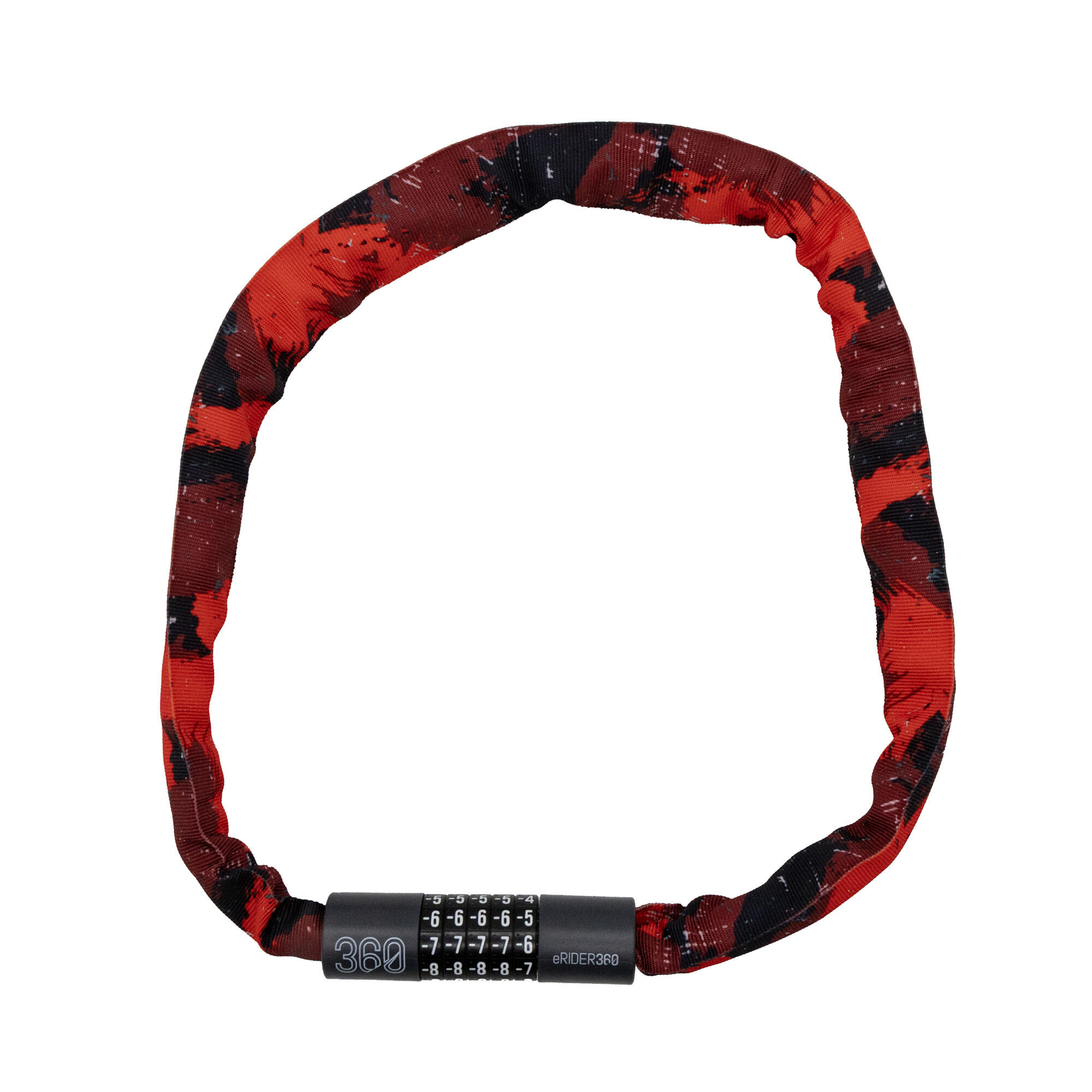 Candado de contraseña EWLK022 funda tela roja 5/5