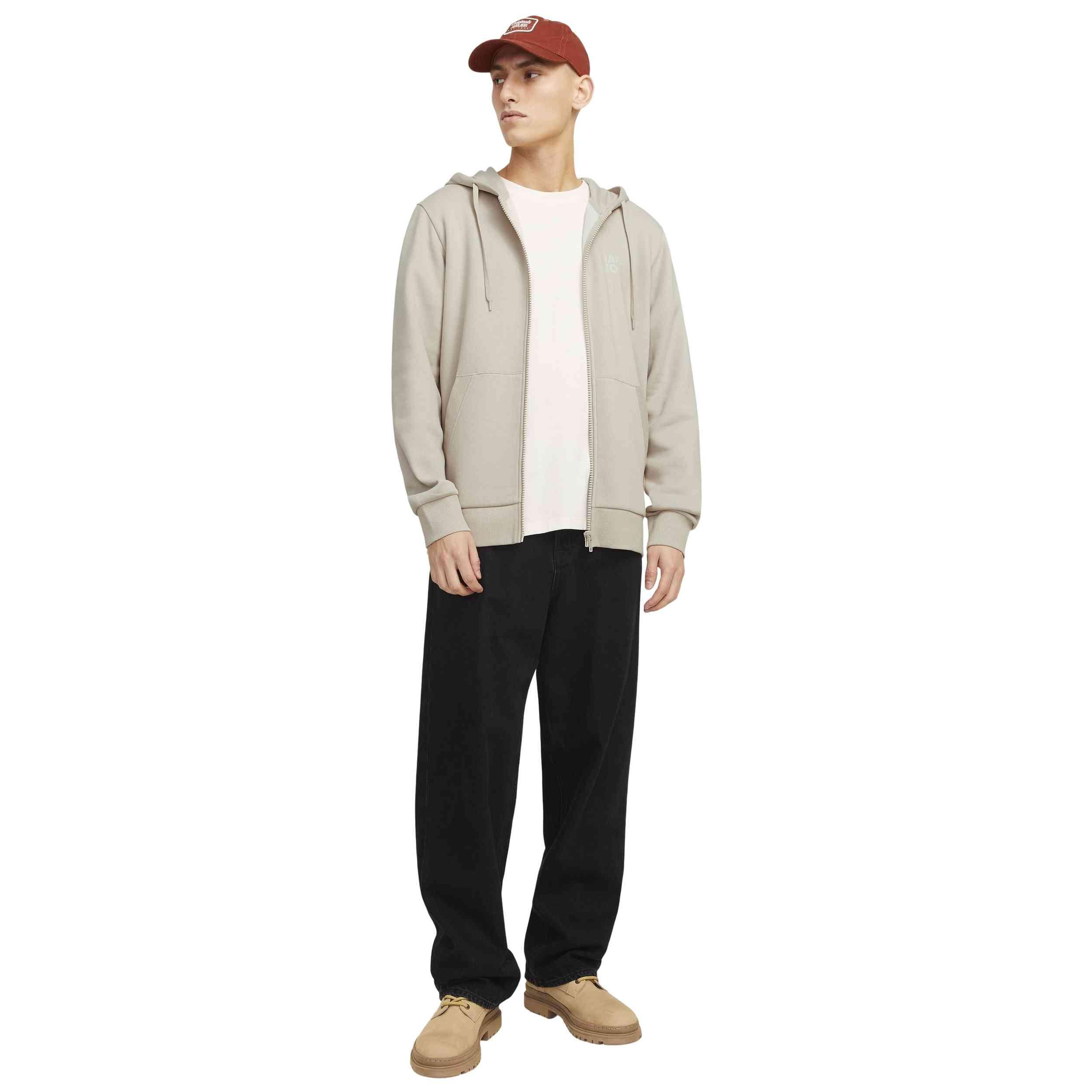 Hoodie Jack&jones model 12265177-MOONBEAM voor mannen 2/3