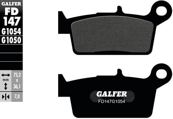 Galfer remblokken fd147 brake pad fd147 g1054 organic