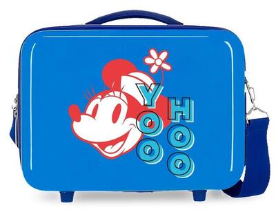 Beauty case Abs Disney Mickey & friends con capacità di 9L blu scuro