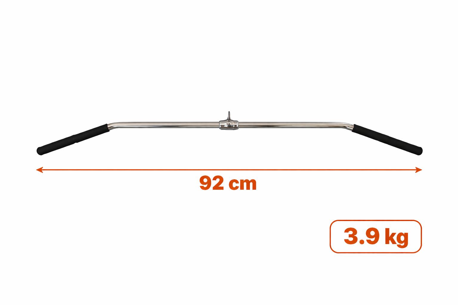 Agarre Polea Dorsal Completa 92 cm 3,9 kg Gimnasio Fitness 2/3