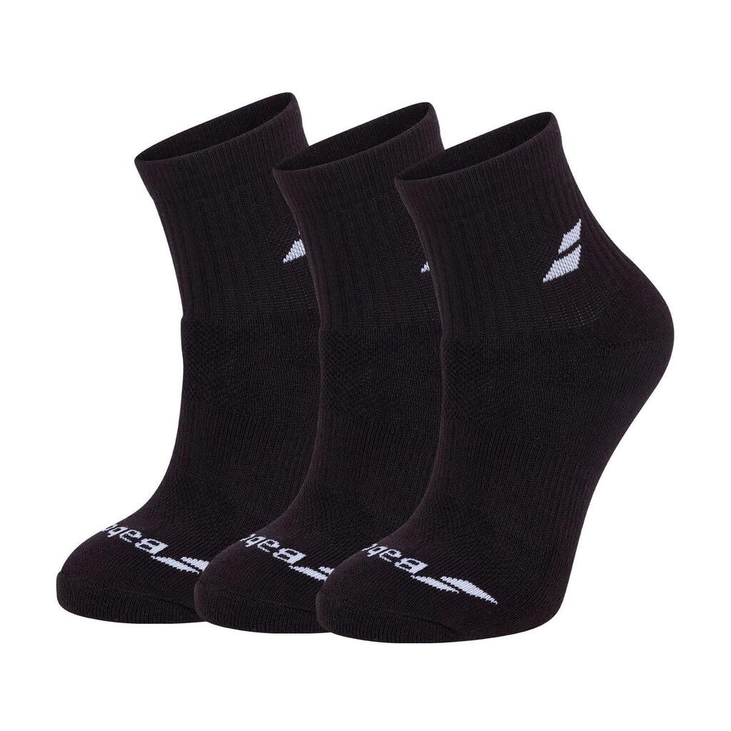 Pack 3 Pairs Of Babolat Quarter Socks