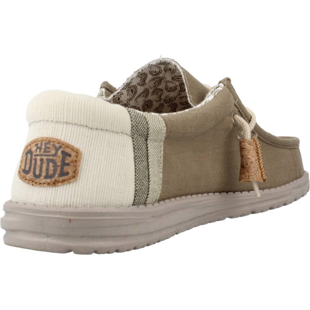 Zapatillas Lona Hombre Hey Dude Wally Break Verde 3/5