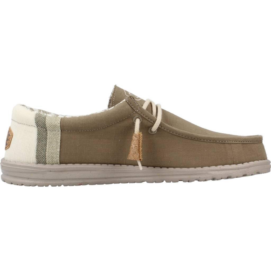 Zapatillas Lona Hombre Hey Dude Wally Break Verde 4/5