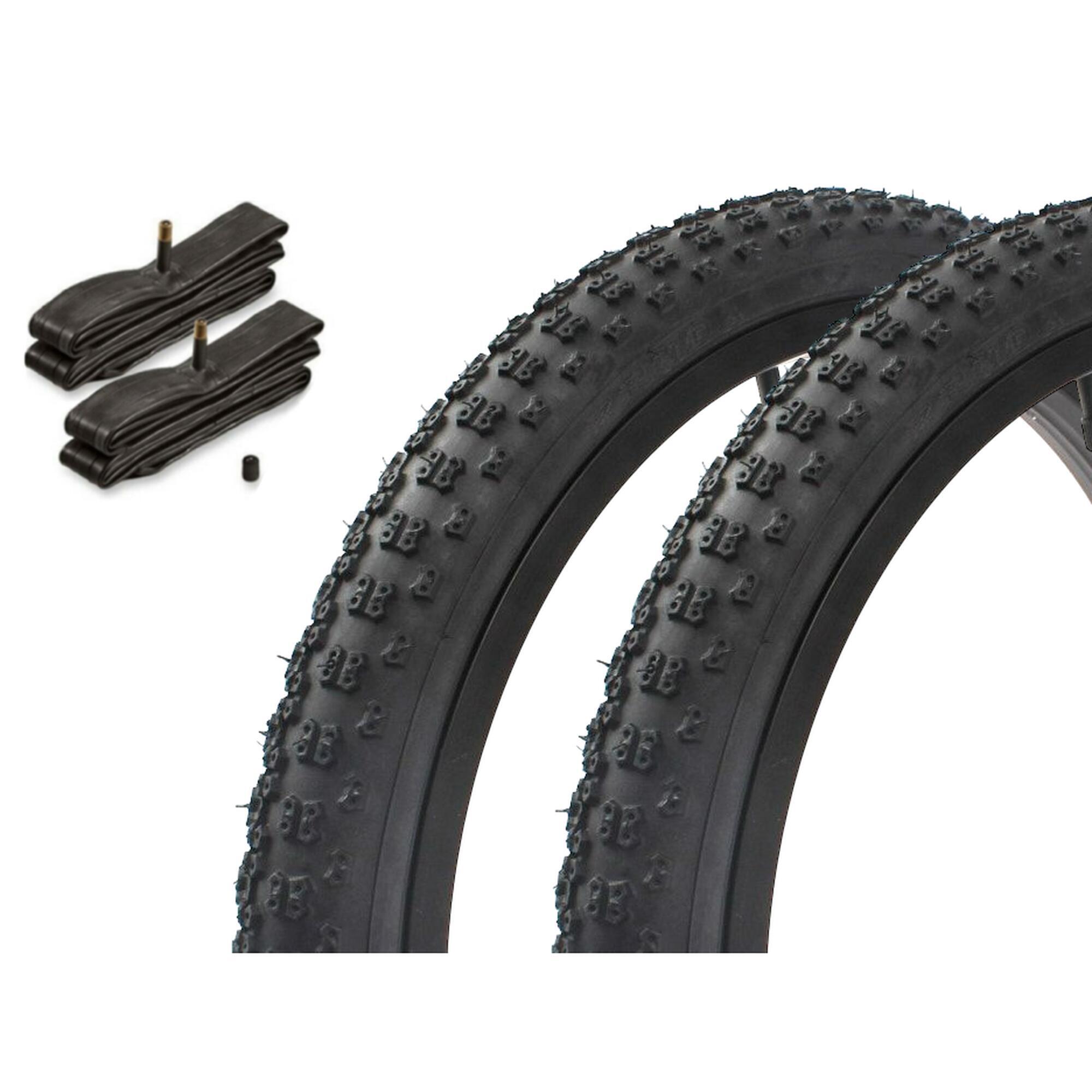 KENDA Sada plášťů BMX KENDA K-50 20 palců x 1,75 palce + duše AV