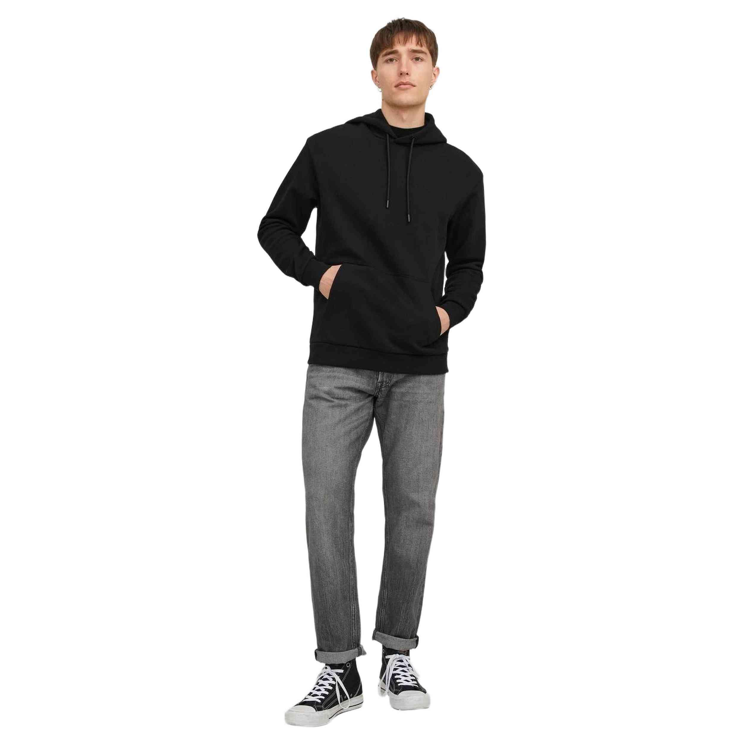 Sudadera con capucha Jack&jones modelo 12249340-BLACK para hombre 4/5