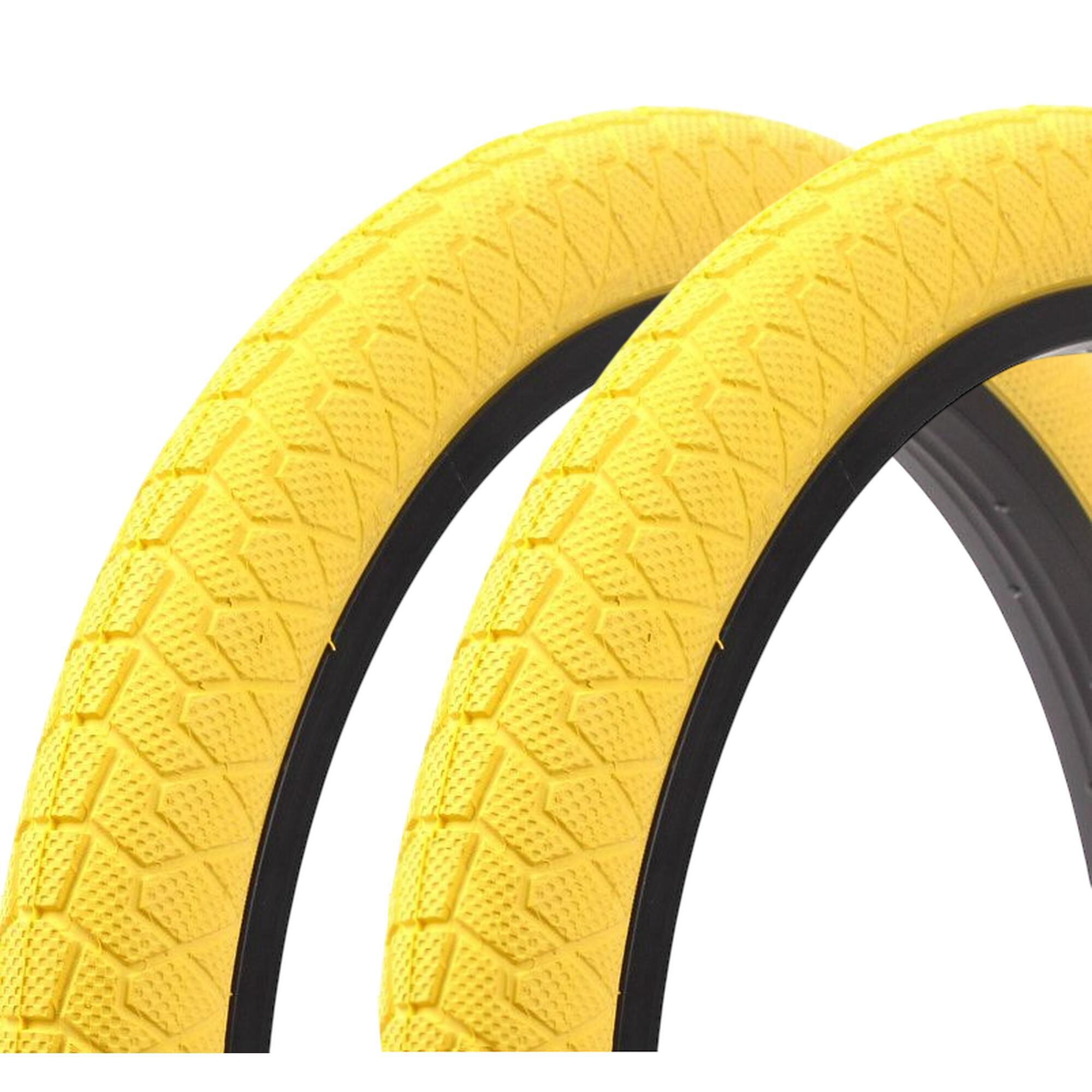 KENDA Sada plášťů BMX KENDA 20 palců x 1,95 palce žluté