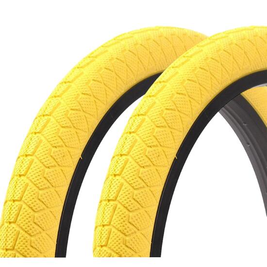 Zestaw opon BMX KENDA 20 cali x 1,95 cala żółty