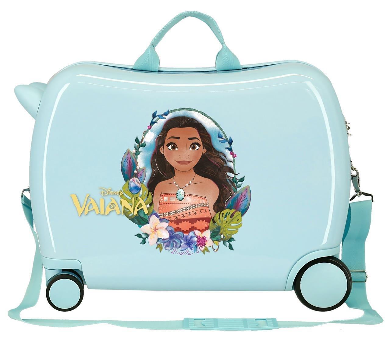 Valise Enfant Disney Vaiana Abs avec une capacité de 38L turquoise 2/3