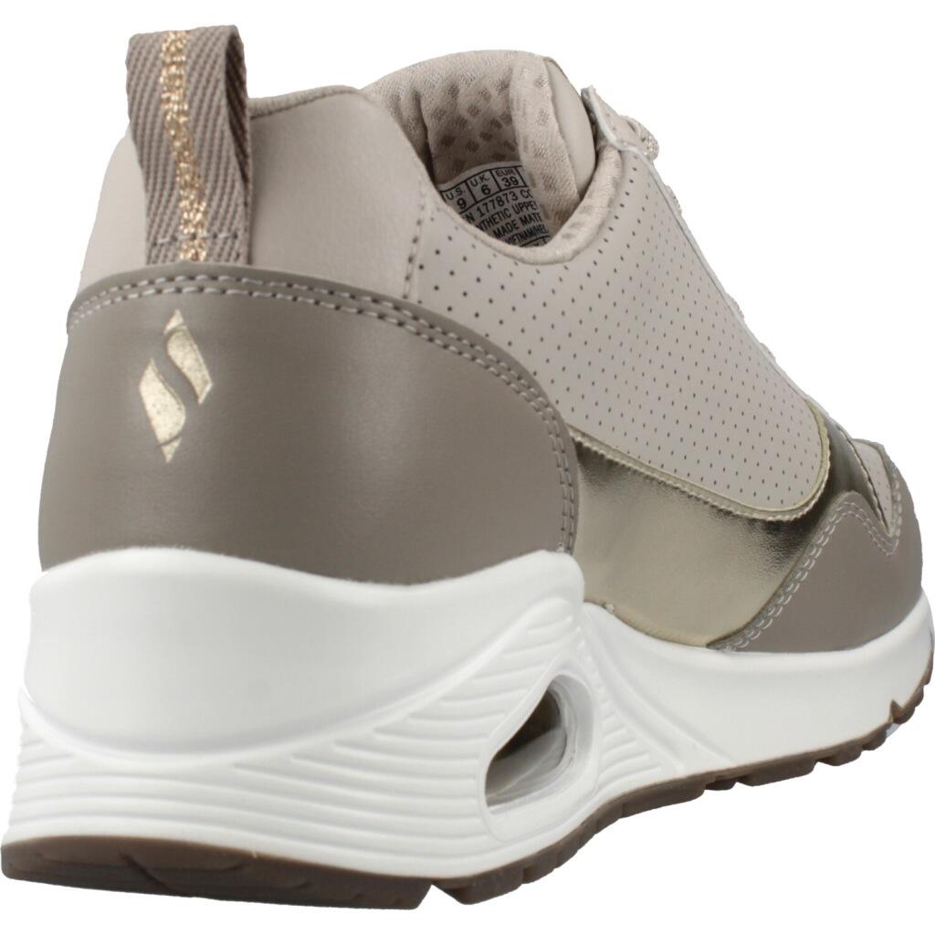 Zapatillas Mujer Skechers Uno Marrón 3/5