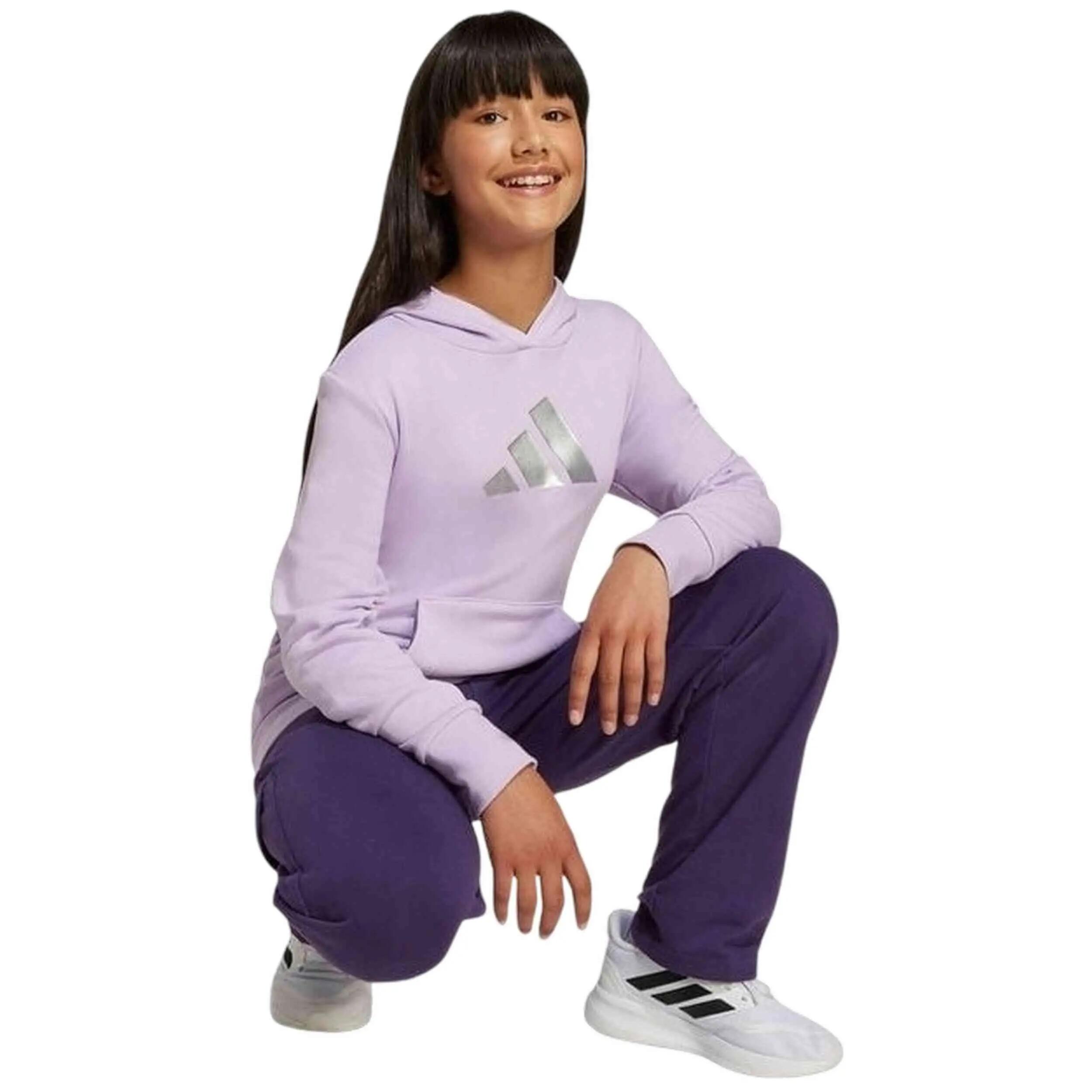 Kapuzenpullover Adidas Modell JV5268 für mädchen 3/4