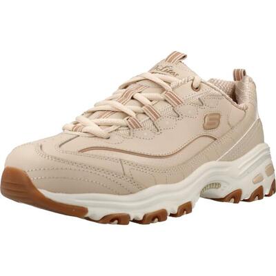 Sneakers skechers d'lites-goo, bruin, dames