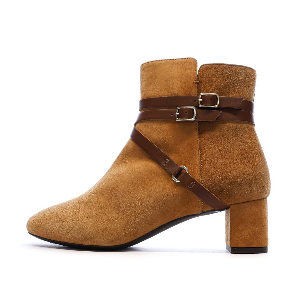 Geox Women's Pheby 50 Camel Ankle Boots