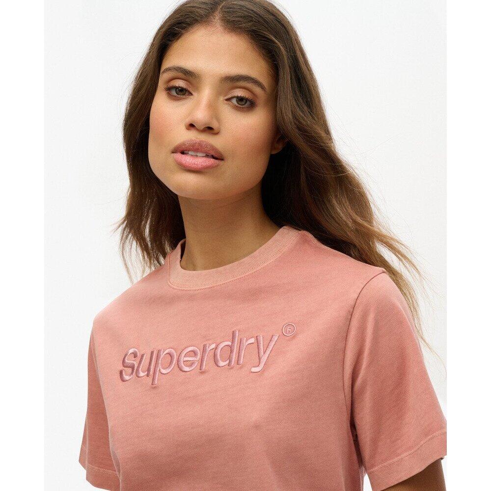 T-shirt droit ample brodé femme Superdry Core Logo 5/6