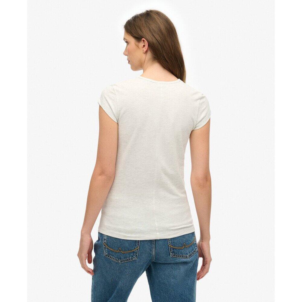 T-Shirt Gris Clair Femme Superdry Athletic 4/6