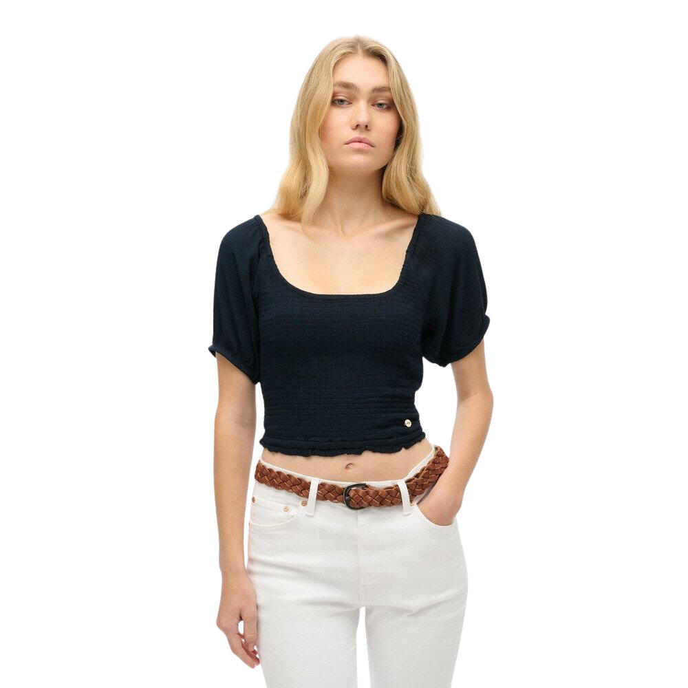 Smockiertes T-Shirt für Frauen Superdry 2/6