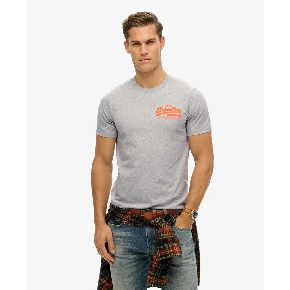 Lässiges T-Shirt mit gesticktem Logo Superdry Vintage 2/6