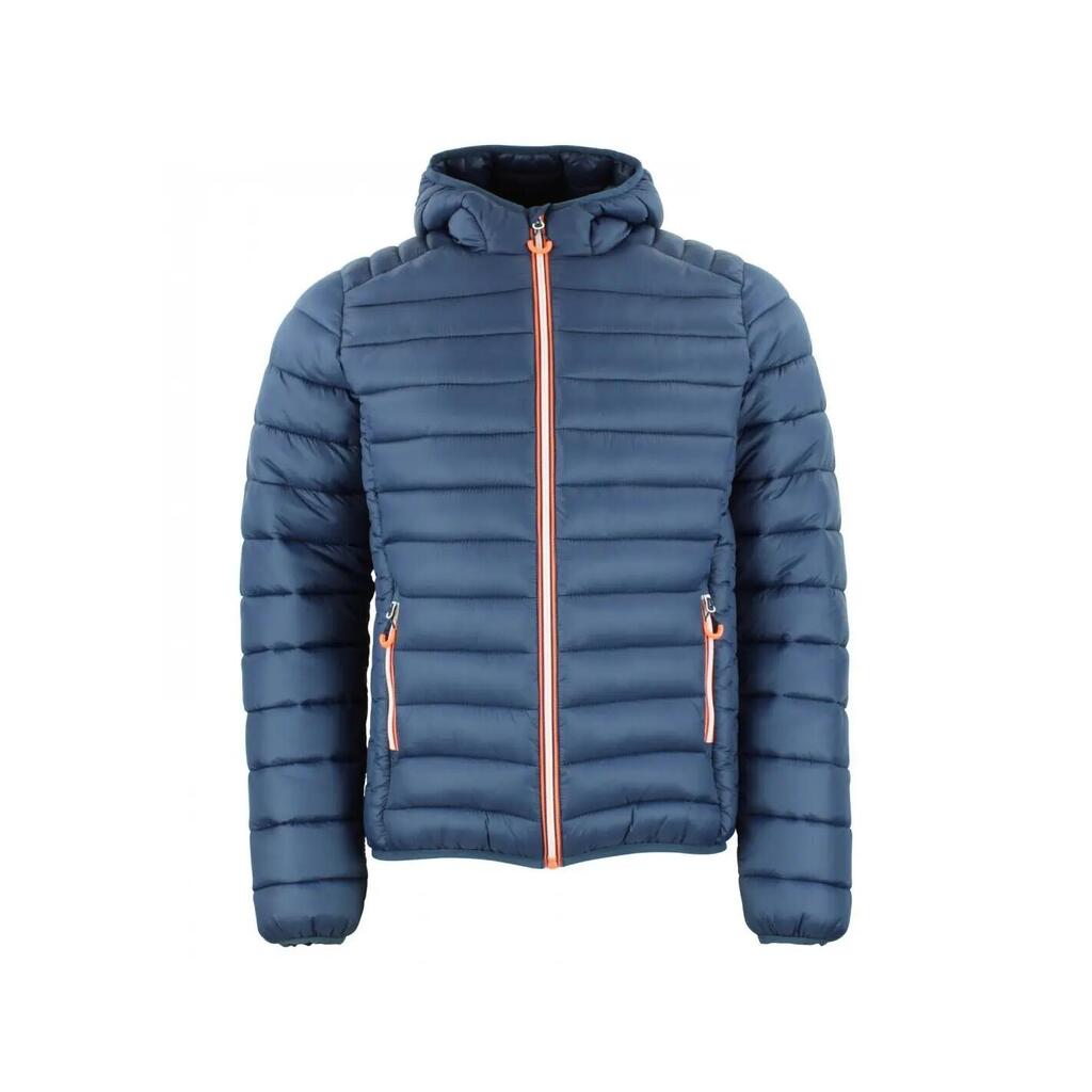 Peak Mountain's Hooded Lightweight Puffer