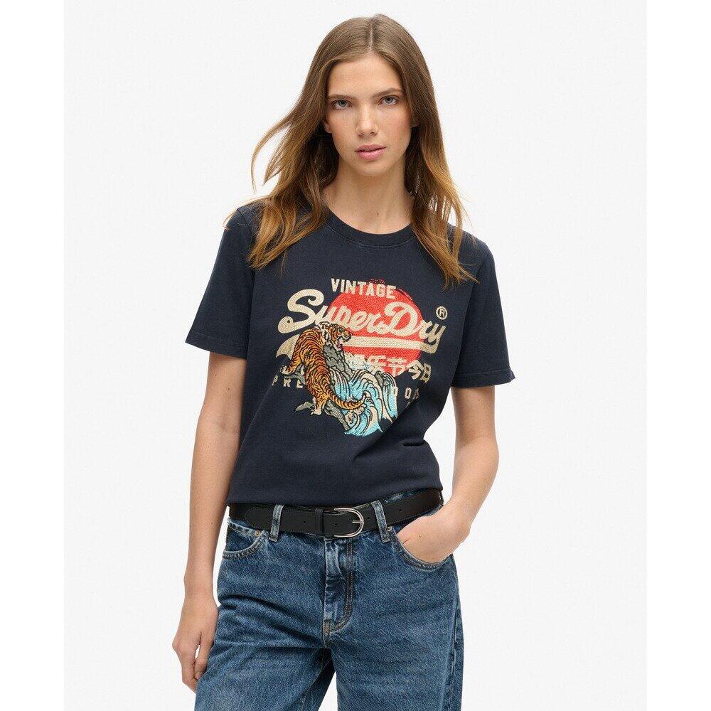 T-shirt décontracté femme Superdry Tokyo 2/7