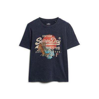 Casual t-shirt voor dames superdry tokyo