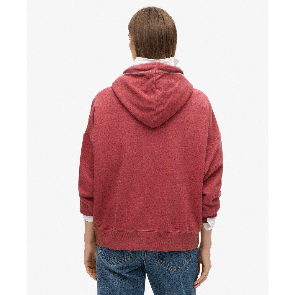 Überfärbter Kapuzenpullover für Damen Superdry Logo Essential 4/6